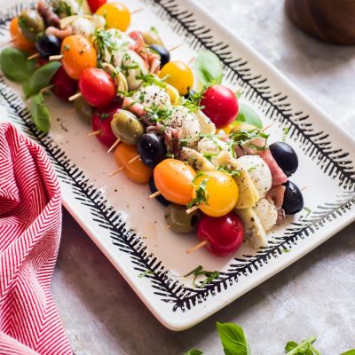 5-minute Antipasto Skewers