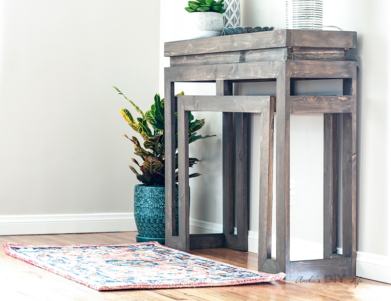DIY Ballard Designs inspired console table