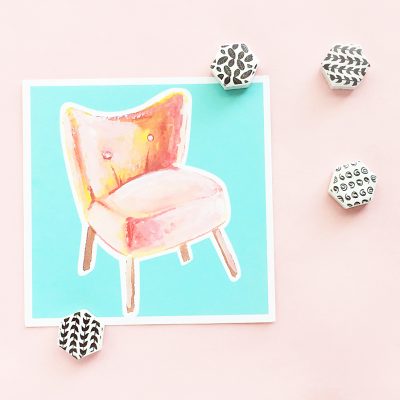 DIY Patterned Magnets From Leftover Or Sample Tiles