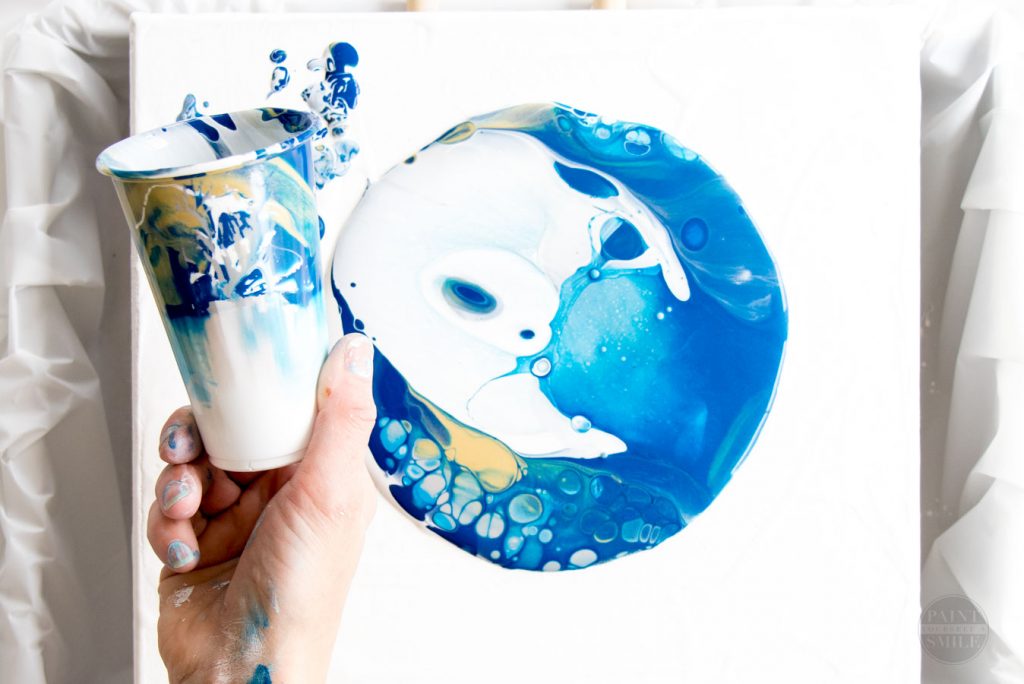 Create easy art with simple acrylic pouring techniques anyone can do
