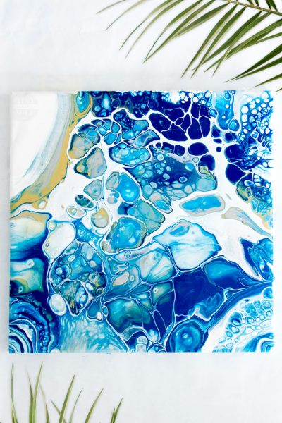 Create easy art with simple acrylic pouring techniques anyone can do