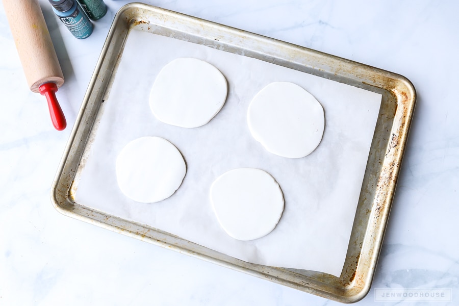 DIY agate coasters from polymer clay