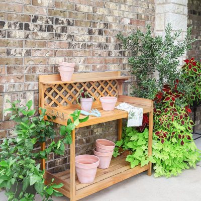 DIY Potting Bench