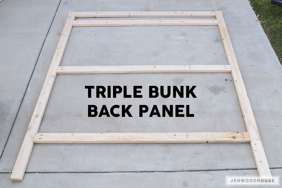 How To Build DIY Triple Bunk Beds