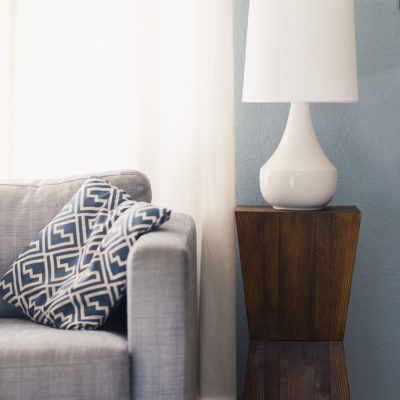 DIY Geometric Side Table