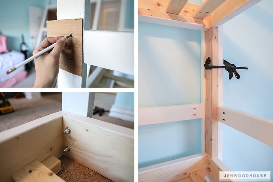 How do I make a triple bunk bed