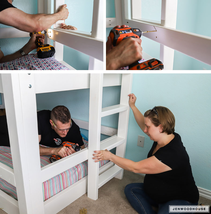 Triple bunk bed project