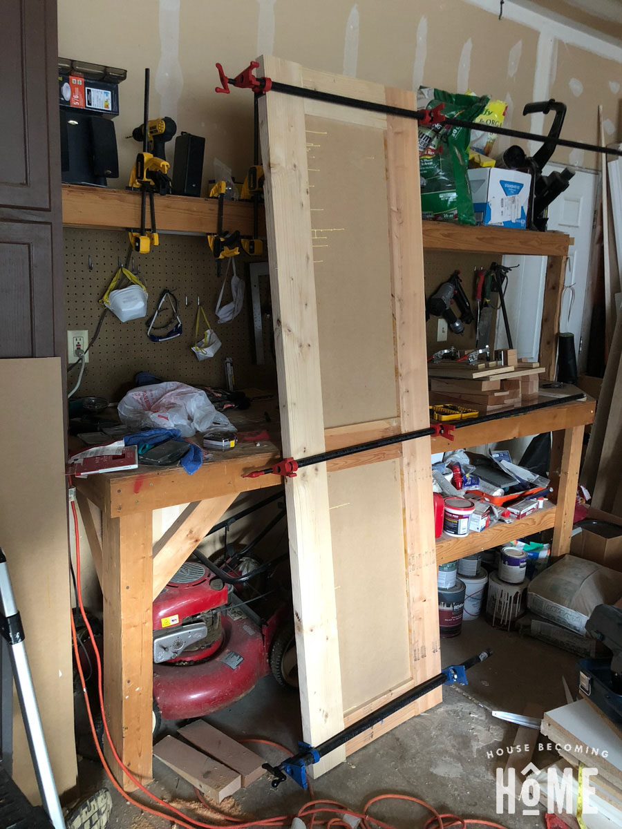 Door DIY Pipe Clamp