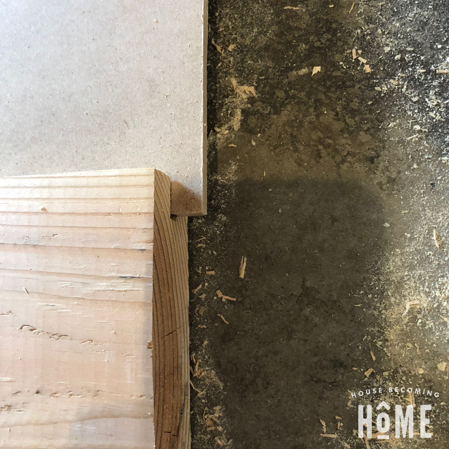1/2" extra on each side