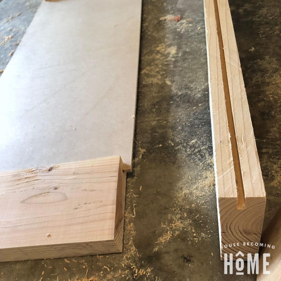 Putting on side door pieces