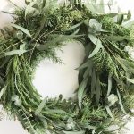 How To Make An Evergreen and Eucalyptus Wreath in 10 Easy Steps