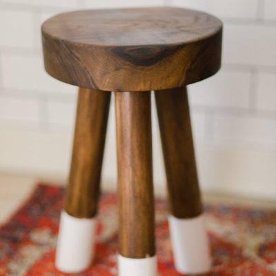 Walnut Dip-Dyed Stool