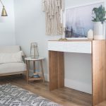 How to build a DIY waterfall console table out of white oak and poplar