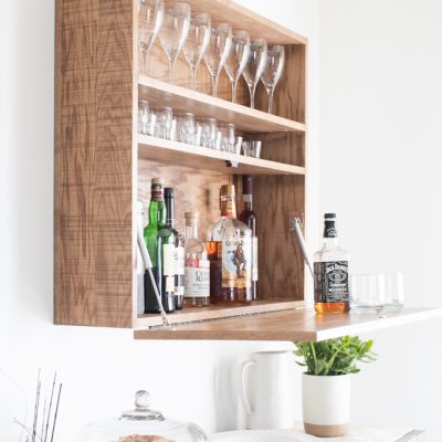 Wall-Mounted Bar Cabinet