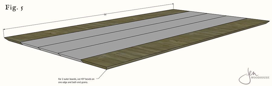 How to build a DIY dining table - free plans by Jen Woodhouse