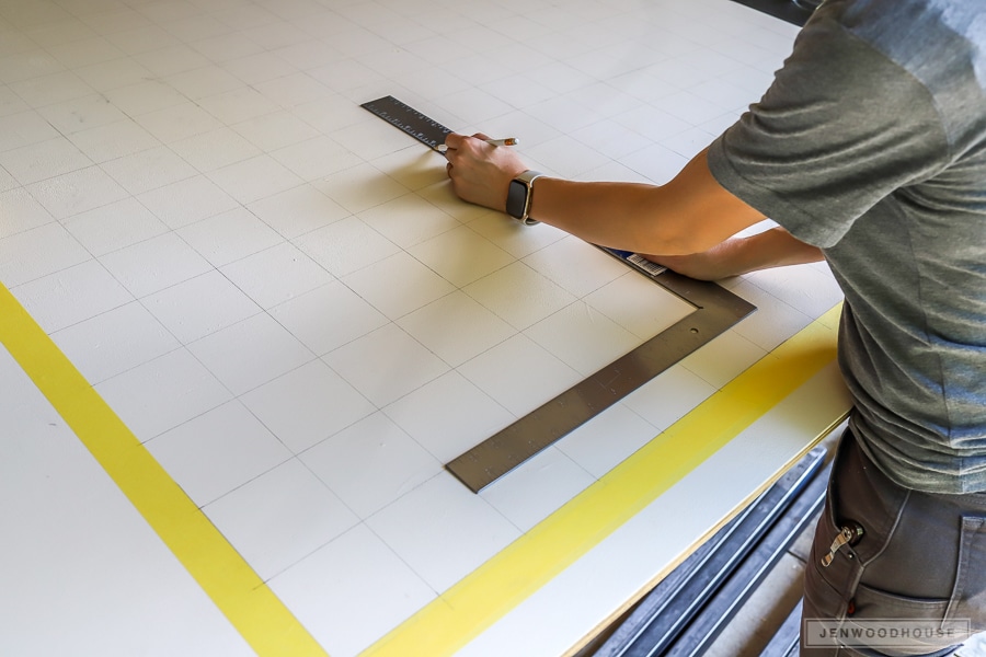 How to make a DIY giant wall scrabble board