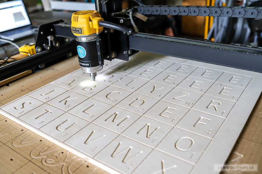 How to make a DIY Giant Wall Scrabble Game Board