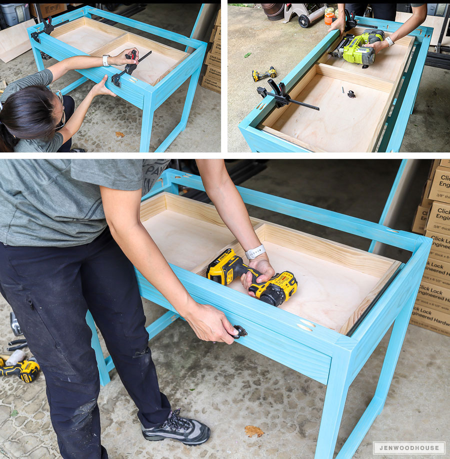 How to make a DIY makeup vanity with lights