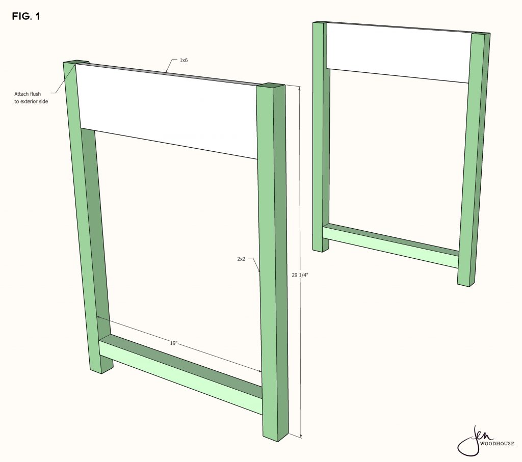 plans for a diy makeup vanity desk
