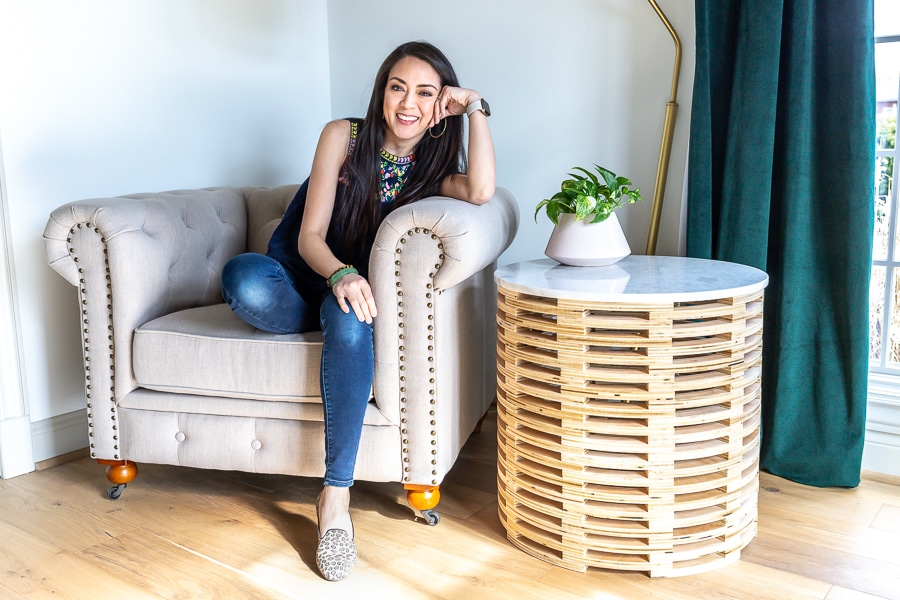 Learn how to make a stunning DIY stacked side table out of a single sheet of plywood using a CNC machine!