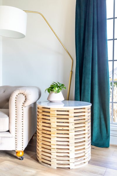 Learn how to make a DIY stacked side table out of plywood using a CNC machine!
