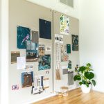 How to make a DIY fabric bulletin board mood board inspiration board pin board