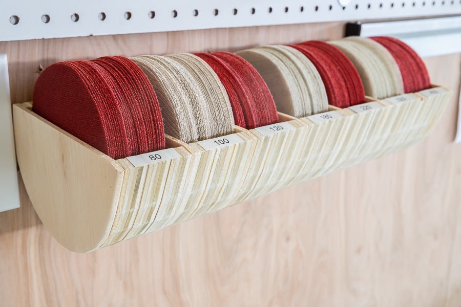 How to build a DIY sandpaper storage organizer from scrap wood