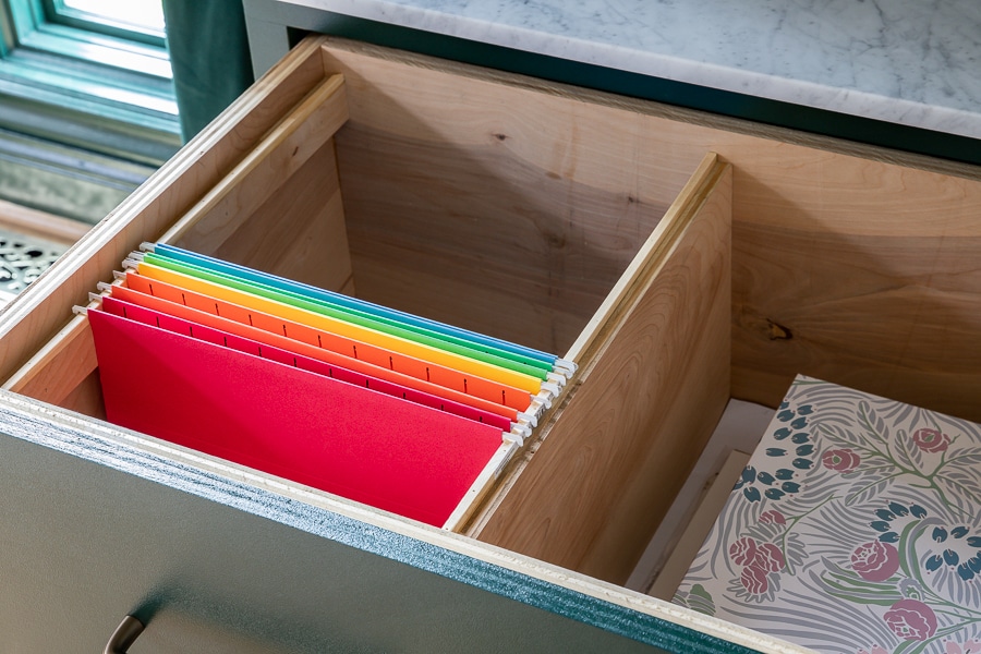 How to make DIY built-in file cabinets