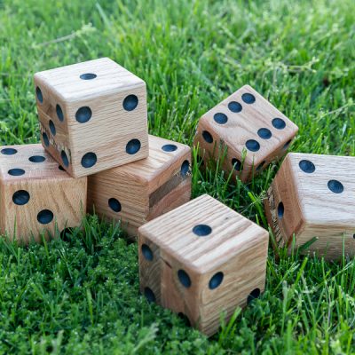DIY Giant Yard Dice