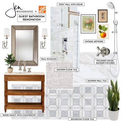 Guest Bathroom Renovation (Part 1) – The Design