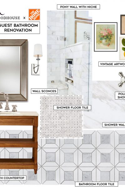 Guest Bathroom Renovation Mood Board