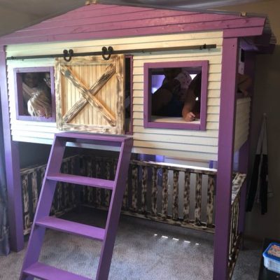 Barn Door Loft Bed