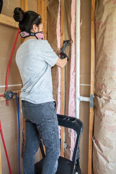 Insulating and Installing Cement Board on the Shower Walls