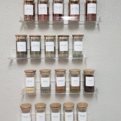 Spice Jar Organization