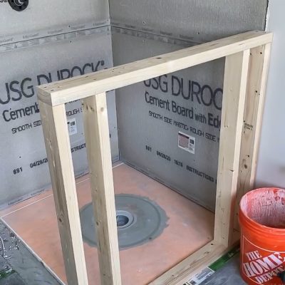 Guest Bathroom Renovation (Part 5) – Shower Tray, Pony Wall, and Waterproofing
