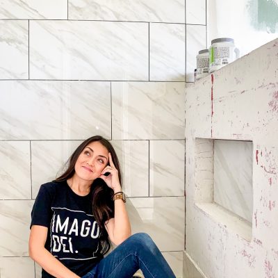 Guest Bathroom Renovation (Part 7): Our First Tiling Adventure!