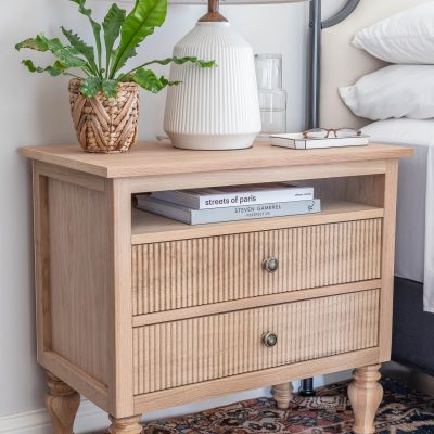 DIY White Oak Nightstands