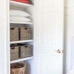 Small bedroom closet makeover for less than $150 and in one weekend!