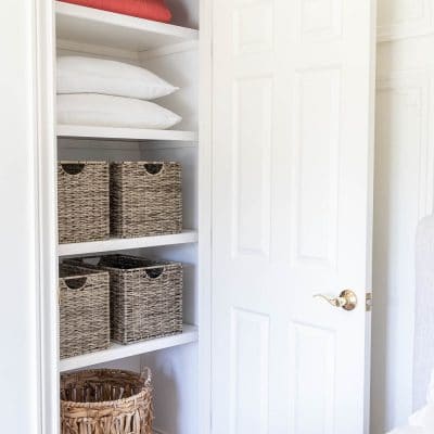 Guest Bedroom Closet Makeover