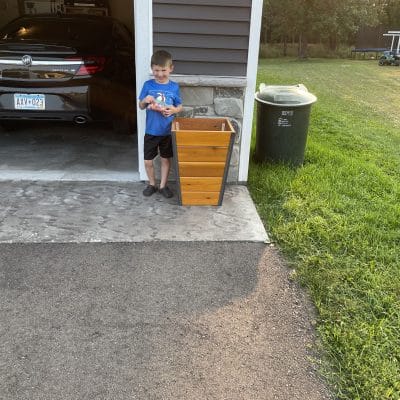 Tapered Cedar Planter