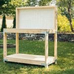 DIY workbench built from a kit