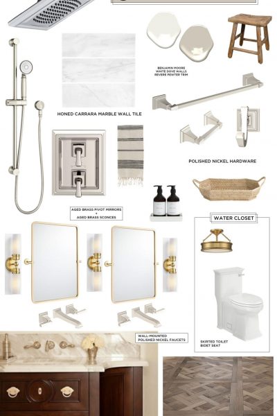 Our Master Bathroom Remodel: Design Plans and Mood Board