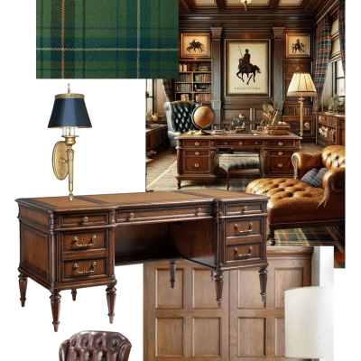 Introducing The Highland Study: A Basement Home Office and Library Renovation