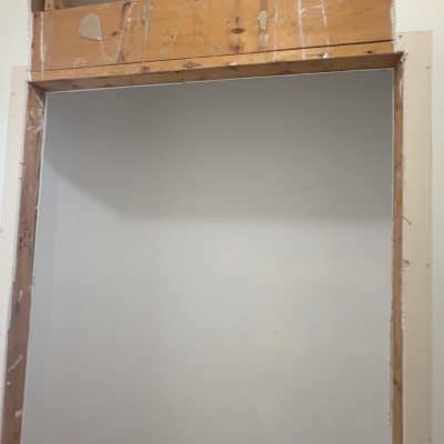 DIY Mudroom Lockers Part 3: Reframing the Opening