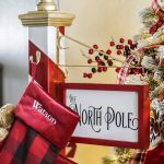 No mantel? No problem! Make this DIY Christmas stocking holder and hang your stockings in a fun and festive way! No mantel necessary!