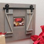 Give a gift card in style! Build a miniature rolling barn door gift card holder!