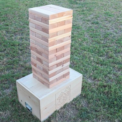 Outdoor Block Stacking Yard Game