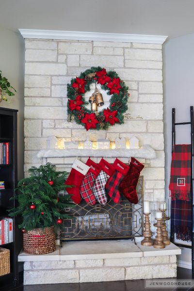 Christmas mantel decorating ideas