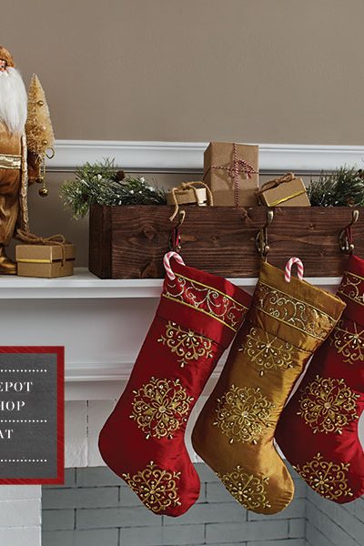 Home Depot DIH Workshop Christmas Stocking Holder Box