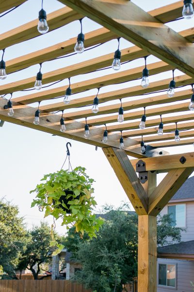 How to build a pergola